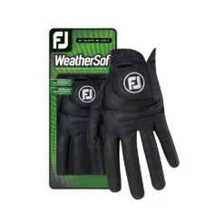 FootJoy WeatherSof Left Hand Black Cadet Mens Golf Glove
