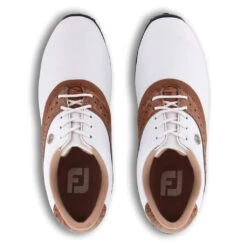 FootJoy LoPro Collection White Brown Womens Golf Shoes -Footjoy 15918 2 70e83508 afad 47bc aff8 932d00df4b77