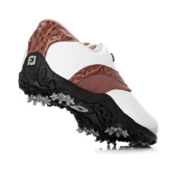 FootJoy LoPro Collection White Brown Womens Golf Shoes -Footjoy 15918 4 bb93ca27 24e8 4af8 8076 f9b7f898b078