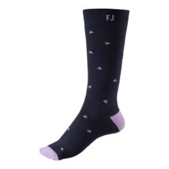 FootJoy Gent ProDry Crew Socks Navy Lavender