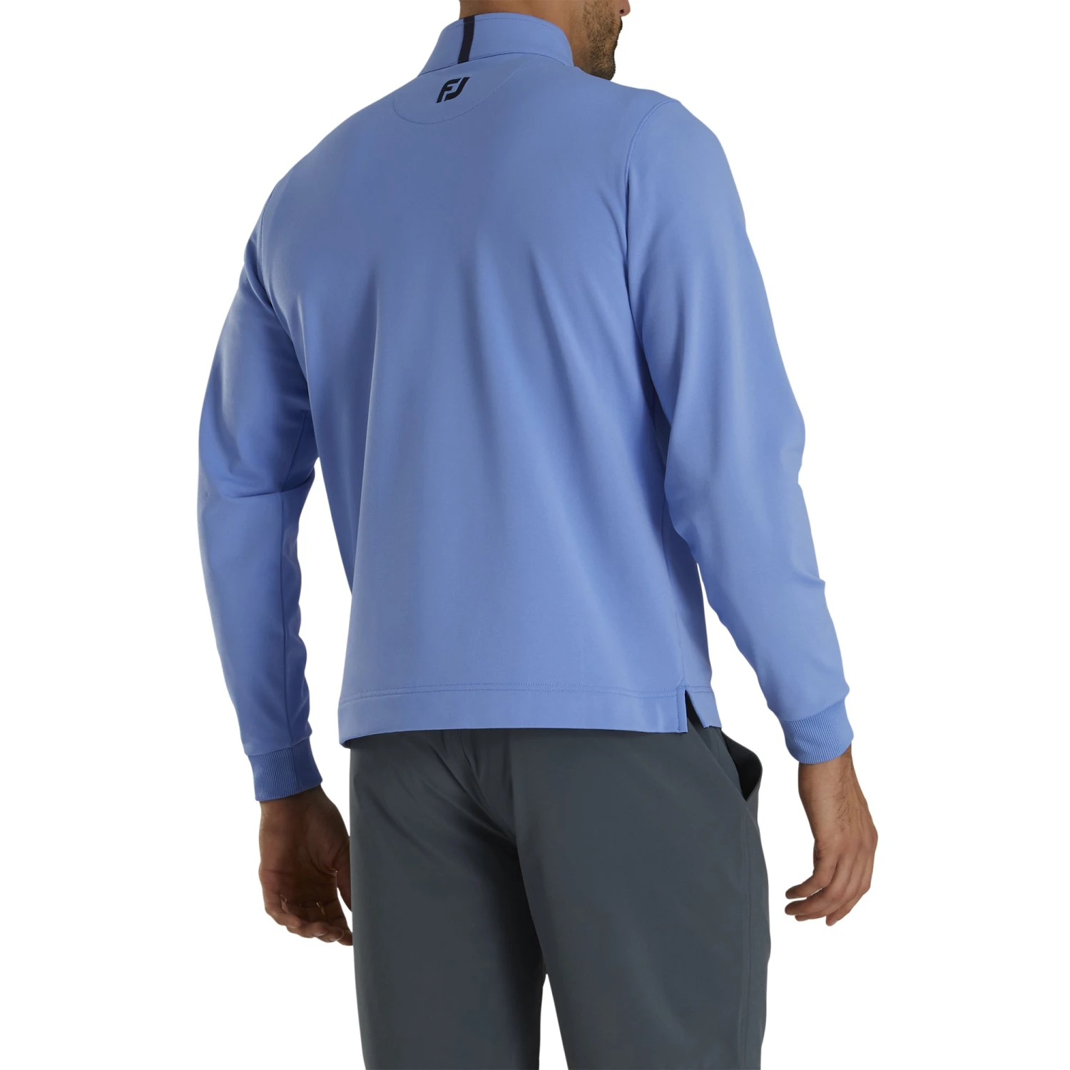 FootJoy Pique Sport Mid Layer Mens Golf 1/2 Zip 2 FootJoy Pique Sport Mid Layer Mens Golf 1/2 Zip - Image 2