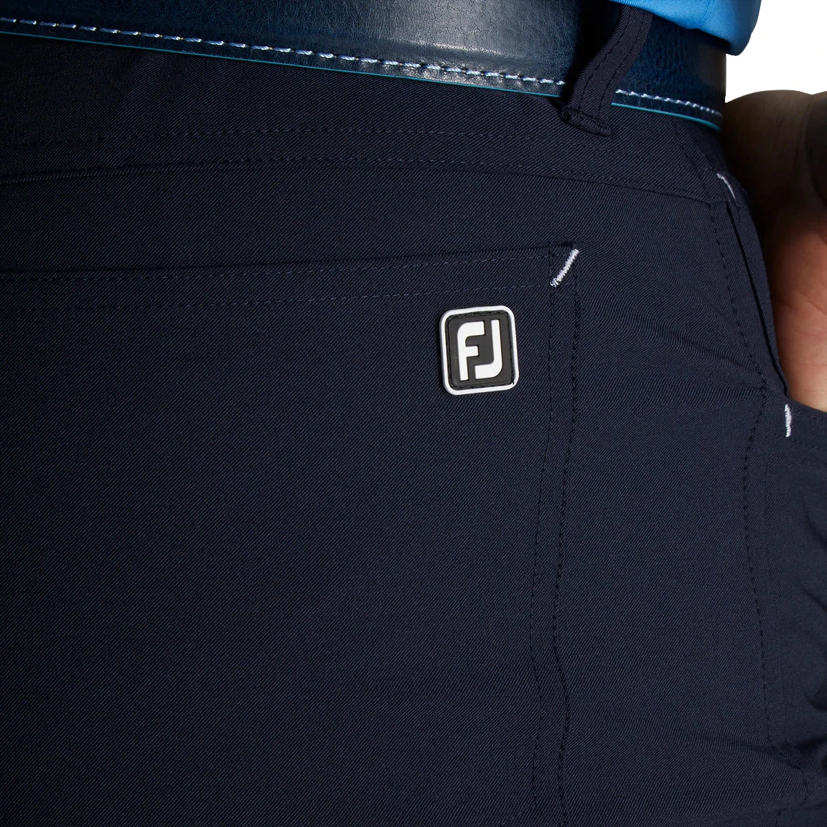 FootJoy 5-Pocket Navy Mens Golf Pants 3 FootJoy 5-Pocket Navy Mens Golf Pants - Image 3