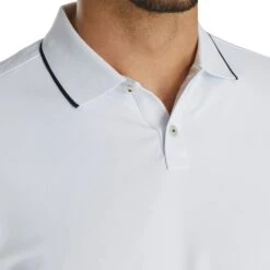 FootJoy Southern Living Solid White Mens Golf Polo -Footjoy 20980 WHITE 2