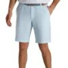 FootJoy Southern Living Performance Seersucker Blue White Mens Golf Shorts