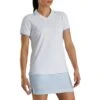FootJoy Southern Living Open Collar White Womens Golf Polo