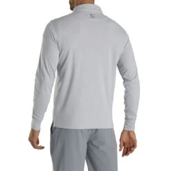FootJoy Houndstooth Jacquard Grey Mens Golf 1/4 Zip Pullover 6 FootJoy Houndstooth Jacquard Grey Mens Golf 1/4 Zip Pullover -Footjoy 20999 GREYWHITE 2