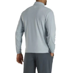 FootJoy Lightweight Stripe Grey Mens Golf 1/4 Zip Pullover -Footjoy 21000 GREYICEBLUE 2 d9ab8ce4 3a06 4f89 8555 48e7f6ebea9b
