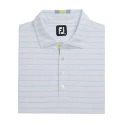 FootJoy Pique Mixed Stripe Self Collar White-Ice Blue Mens Golf Polo 7 FootJoy Pique Mixed Stripe Self Collar White-Ice Blue Mens Golf Polo -Footjoy 21004 WHITEICEBLUE 3 8b8e43b4 e5ba 4da0 a6c6 58604251fd5f