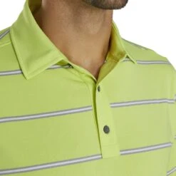 FootJoy Lisle Open Stripe Lime Mens Golf Polo -Footjoy 21478 LIME 2 33f87d99 6b54 4aed b6c4 3d479fcbd576