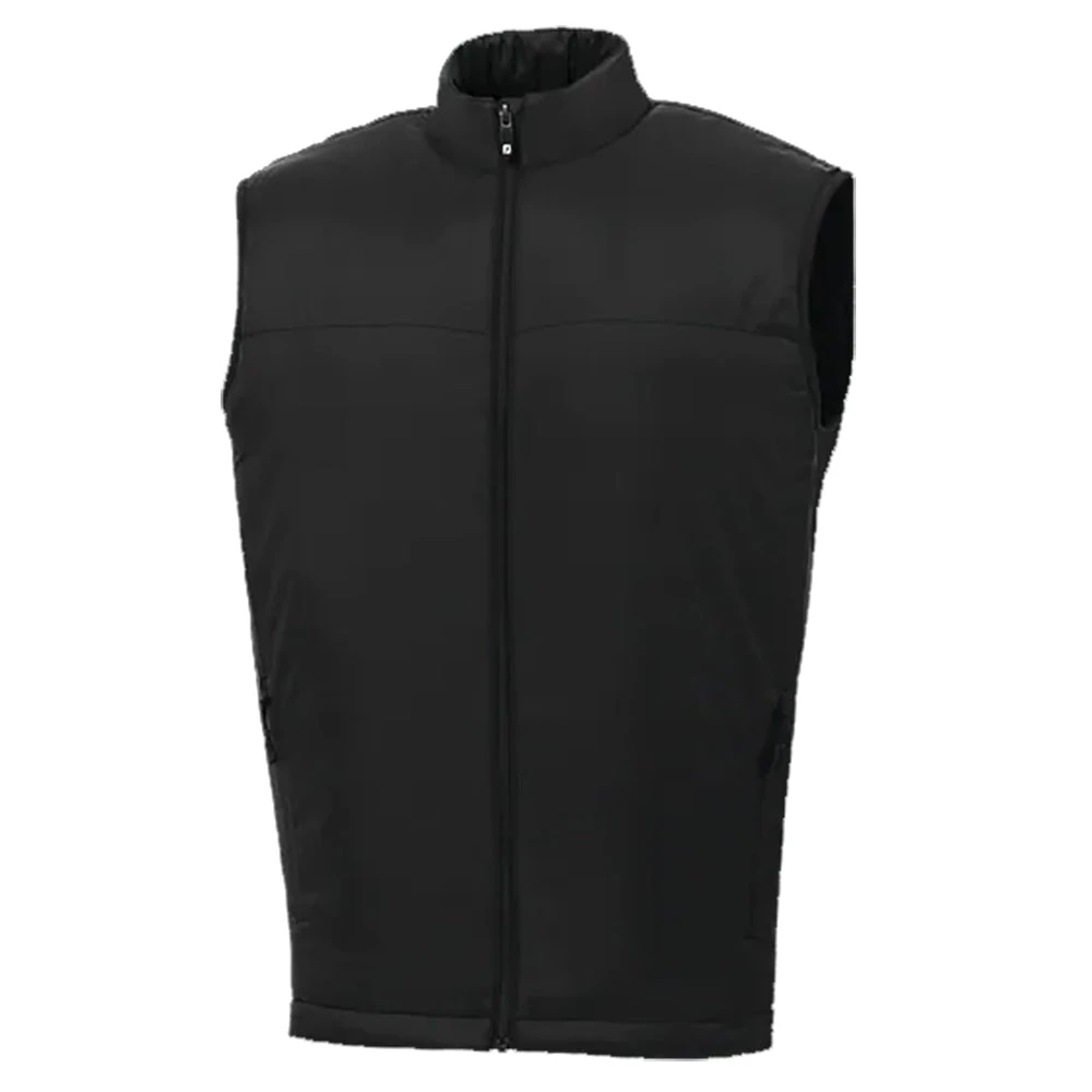 FootJoy Full Zip Insulated Black Mens Golf Vest 1 FootJoy Full Zip Insulated Black Mens Golf Vest