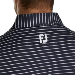 FootJoy Athletic Fit Classic Stripe Navy Mens Golf Polo -Footjoy 24680 NAVYWHITE 2 c4b7d98b d851 4794 9288 5d7d7ede6de6