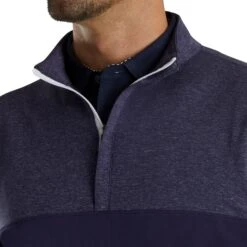 FootJoy Heather Yoke Navy Mens Golf 1/2 Zip 5 FootJoy Heather Yoke Navy Mens Golf 1/2 Zip -Footjoy 24744 NAVY 2 b88da6aa ed35 4cf4 8f7b 8286b436b4ce
