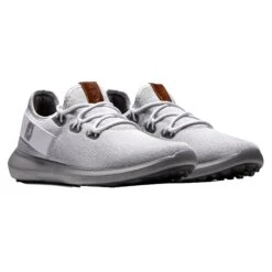 FootJoy Flex Coastal Mens Golf Shoes 8 FootJoy Flex Coastal Mens Golf Shoes -Footjoy 85012 WHITEGREYWHT 2 aea92abb c8e8 45f3 8d7f 37d96d68973a