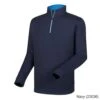 FootJoy Performance Half-Zip Pullover W/Gathered Waist M Navy (23036)