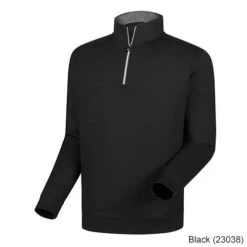 FootJoy Performance Half-Zip Pullover W/Gathered Waist XL Black (23038)