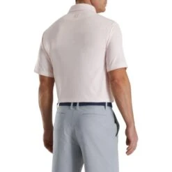 FootJoy Bead Chain Print Lisle Self Collar 2XL Quartz Pink/White (29603) 8 FootJoy Bead Chain Print Lisle Self Collar 2XL Quartz Pink/White (29603) -Footjoy FTJ1405b