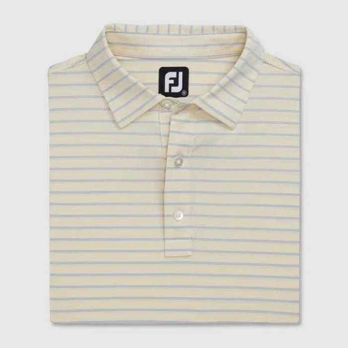 FootJoy Triple Pinstripe Lisle Self Collar-Previous Season Style 2XL 1 FootJoy Triple Pinstripe Lisle Self Collar-Previous Season Style 2XL