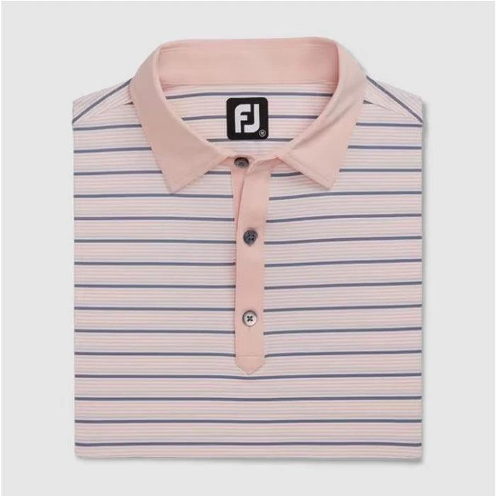 FootJoy Accented Stripe Lisle Self Collar-Previous Season Style L 1 FootJoy Accented Stripe Lisle Self Collar-Previous Season Style L