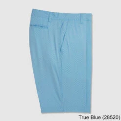 FootJoy Tonal Print 9 Inch Inseam Lightweight ShortsW38True Blue (28520)