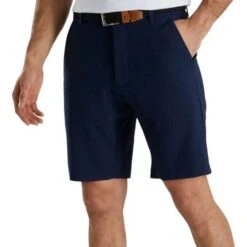 Footjoy Seersucker 10 Inch Golf Shorts - Previous Season Style Navy (26878) W32