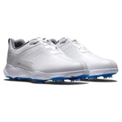 FootJoy Gents Ecomfort Shoes White - Grey -Footjoy P 57702FJGENTSECOMFORTSHOESWHITEGREY 4 L