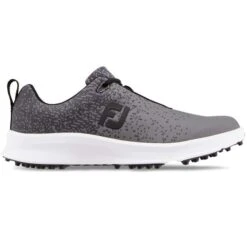 FootJoy FJ Leisure Shoe Medium Fit Black - Charcoal